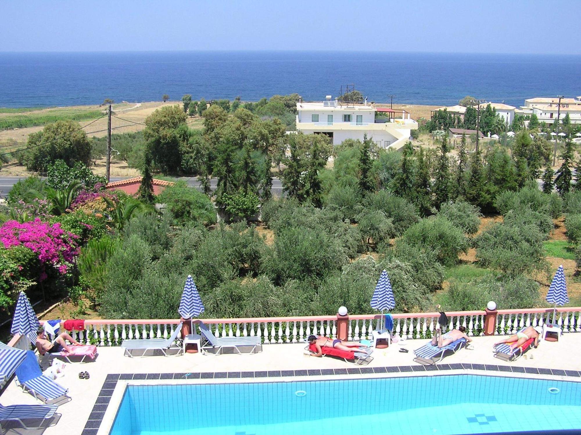Knossos Aparthotel Panormos  Bagian luar foto